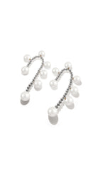 Pearl Beads Dangle Drop Earrings