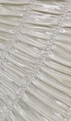 Metallic Maxi Dress In Silver