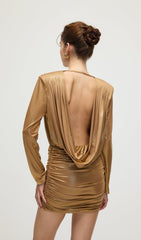 Open Back Mini Dress