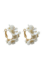 Pearl Petal Earrings