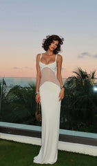 Sheer Knit Curve Maxi Dress