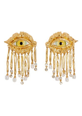 Surrealist Eye Chandelier Earrings