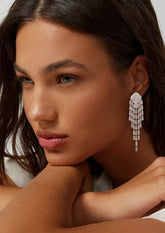 Crystal Tassel Earrings