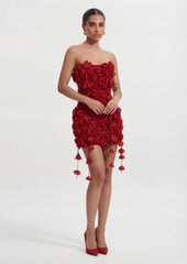 Red Rose Mini Dress