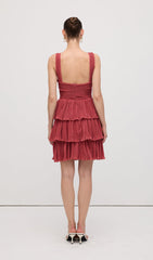 Hollow Out Sleeveless Mermaid Mini Dress