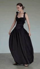 Bustier Crop Top & Midi Skirt Set