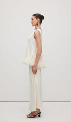 Sleeveless Ruffle Maxi Dress Sets