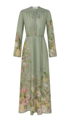 Floral Print Maxi Dress