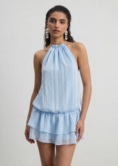 Parialy Halter Mini Dress