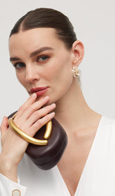 Pearl Petal Earrings