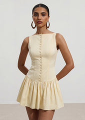 Sleeveelss A-Line Mini Dress