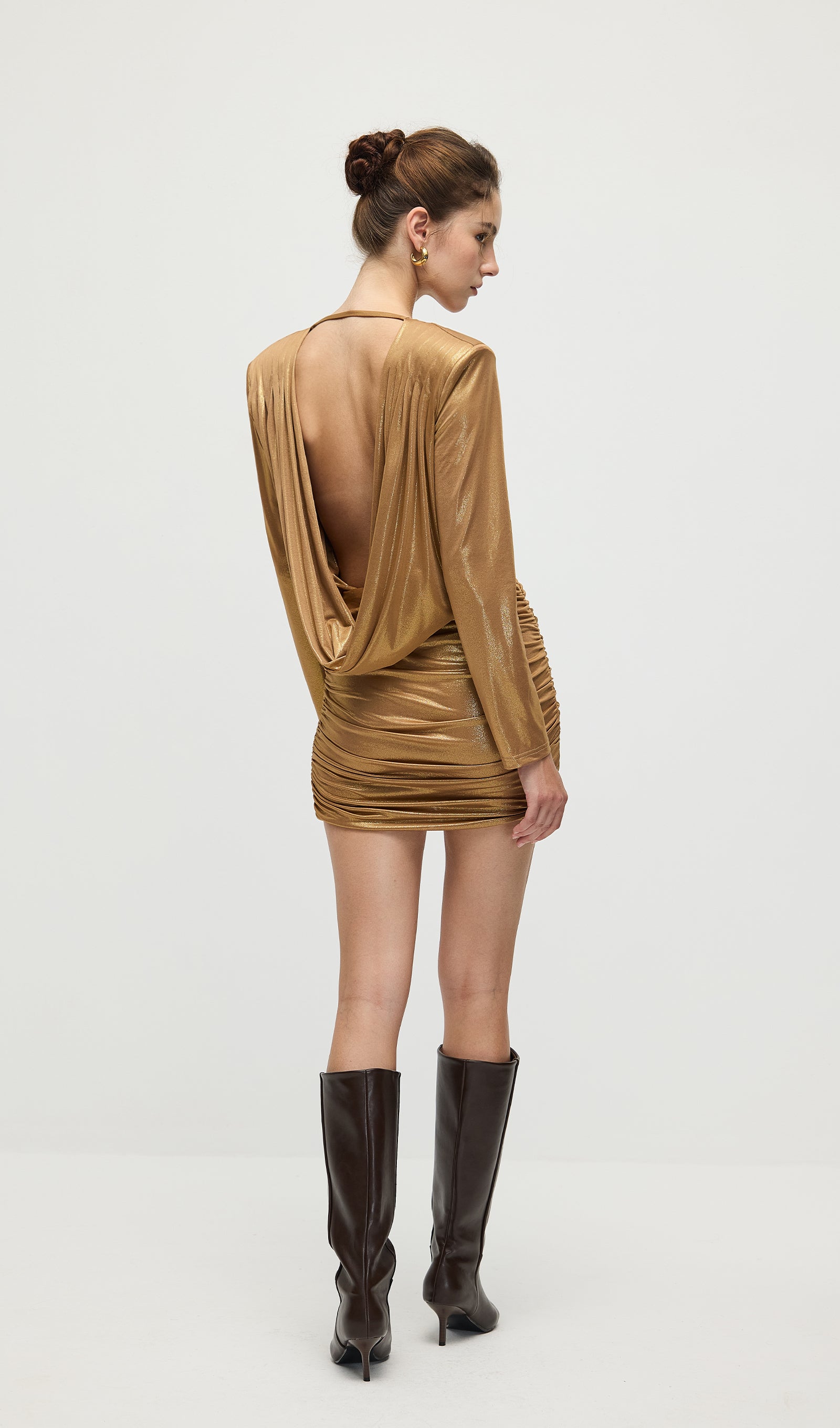 Open Back Mini Dress