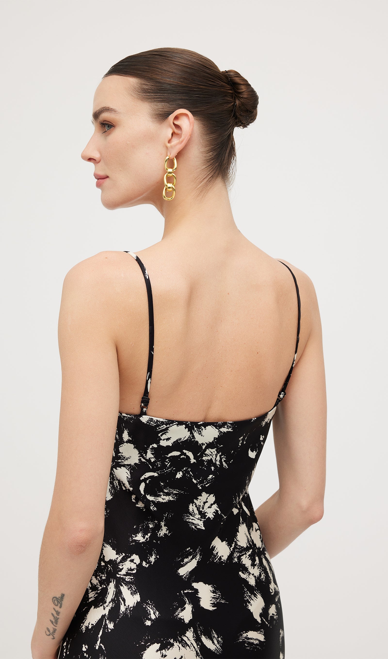 Floral Printed Slip Midi Dress