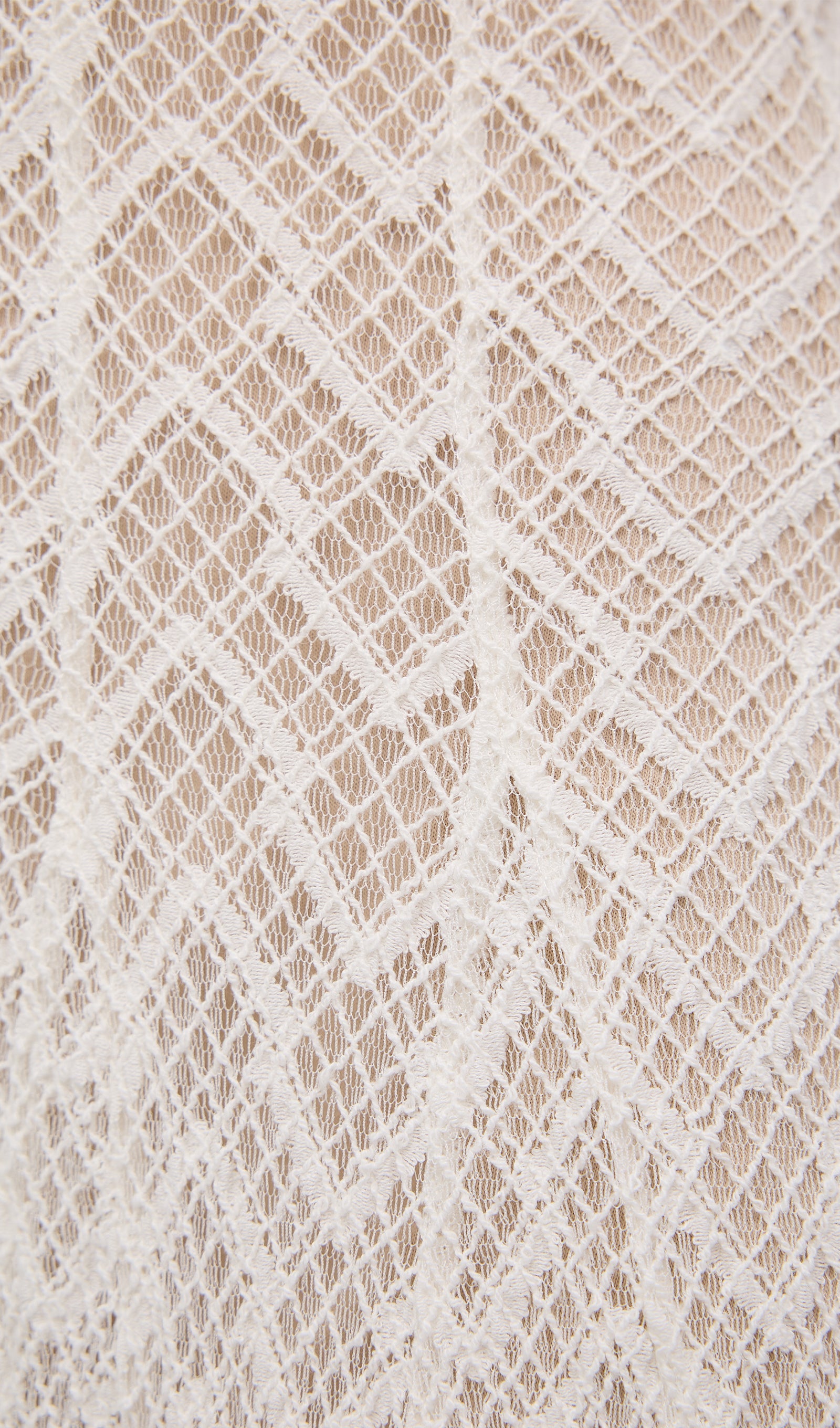 Solid Pointelle Sleeveless Maxi Dress