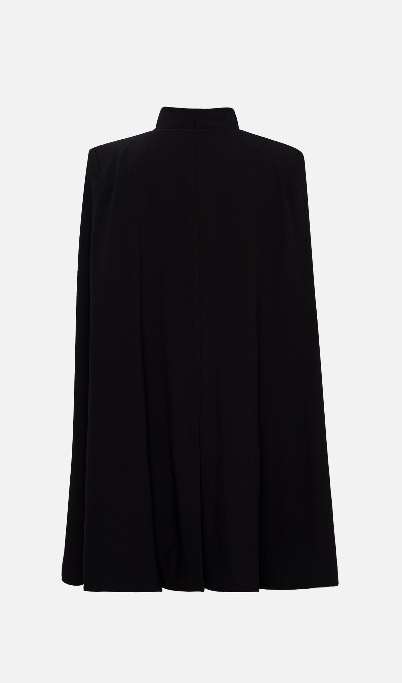 Mini Dress With Flared Sleeves In Black
