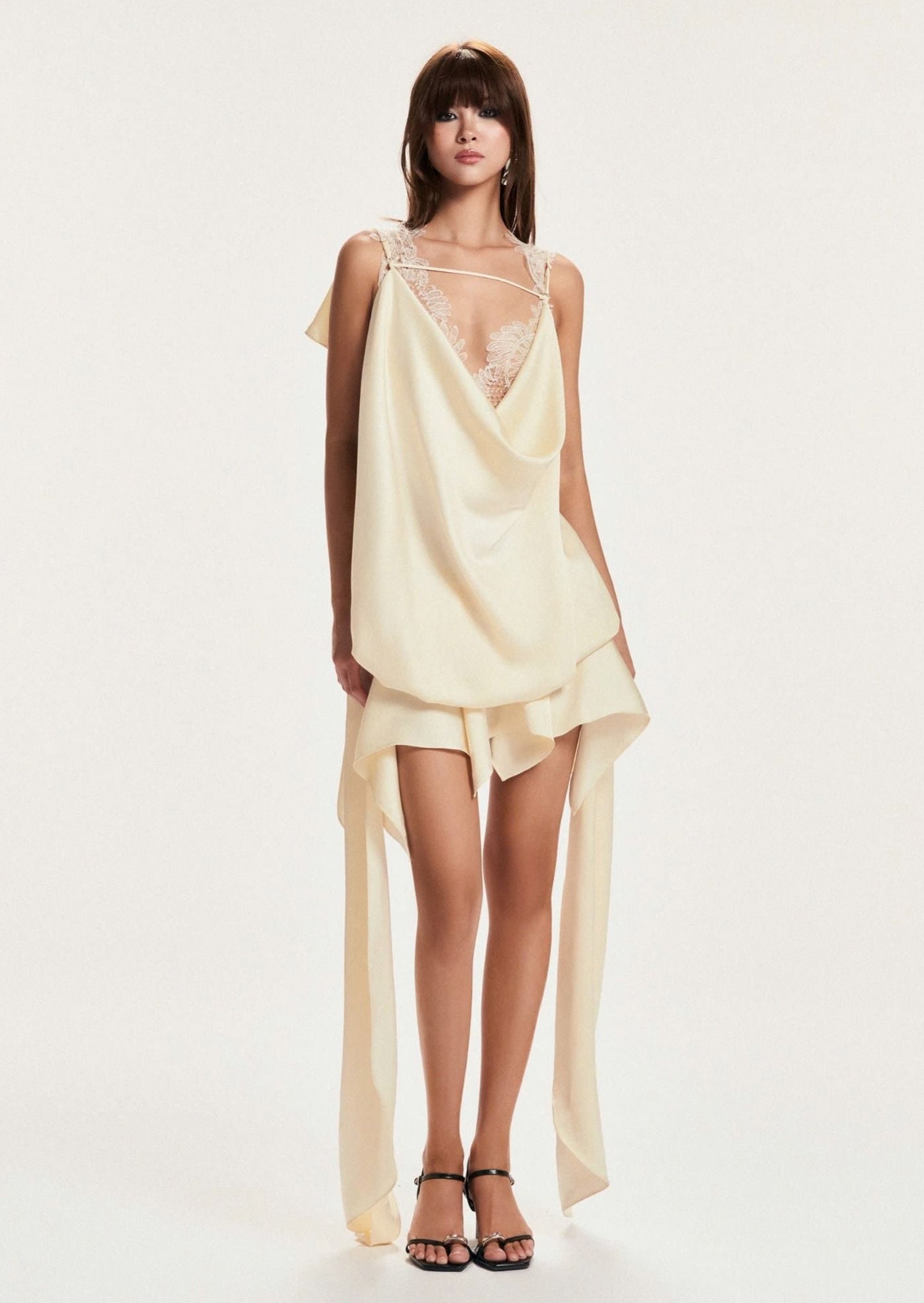 Malus Asymmetrical Mini Dress