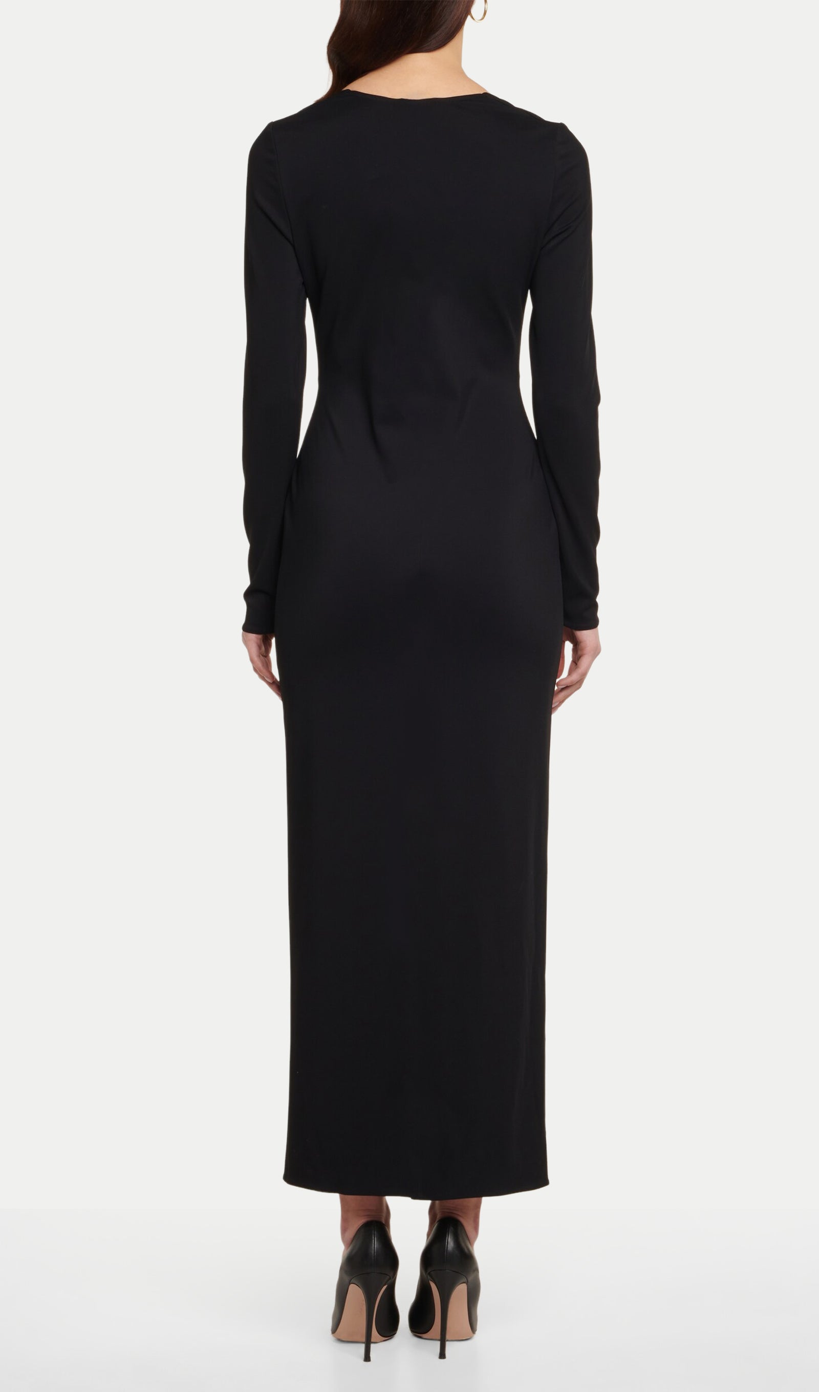 Crochet Trimmed Midi Dress