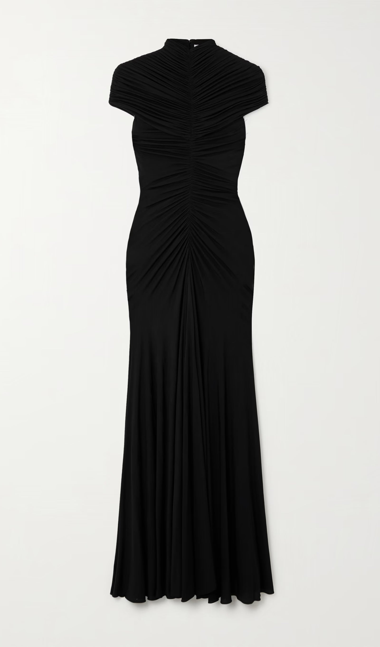 Ruched Jersey Maxi Dress