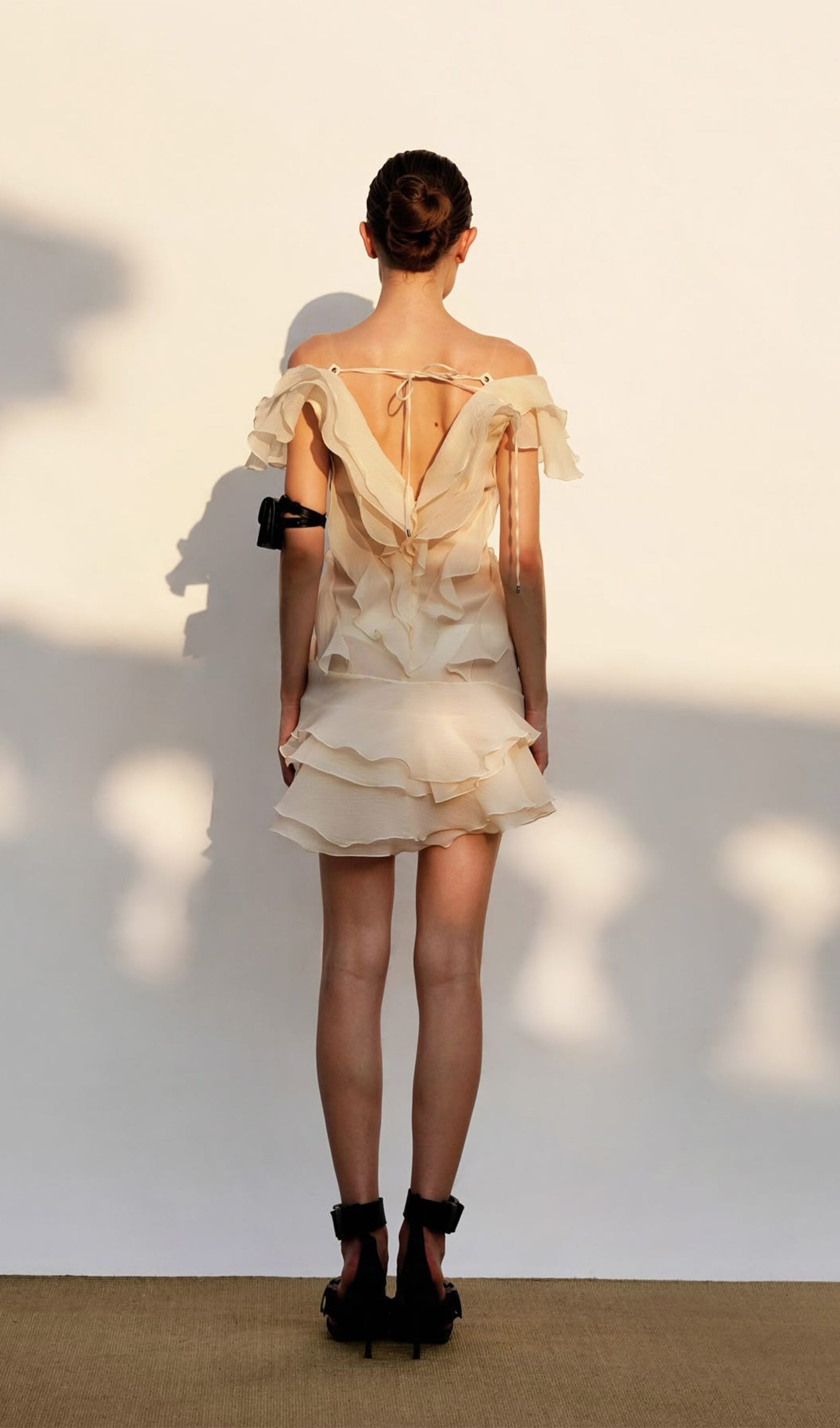 Layered Ruffled Mini Dress