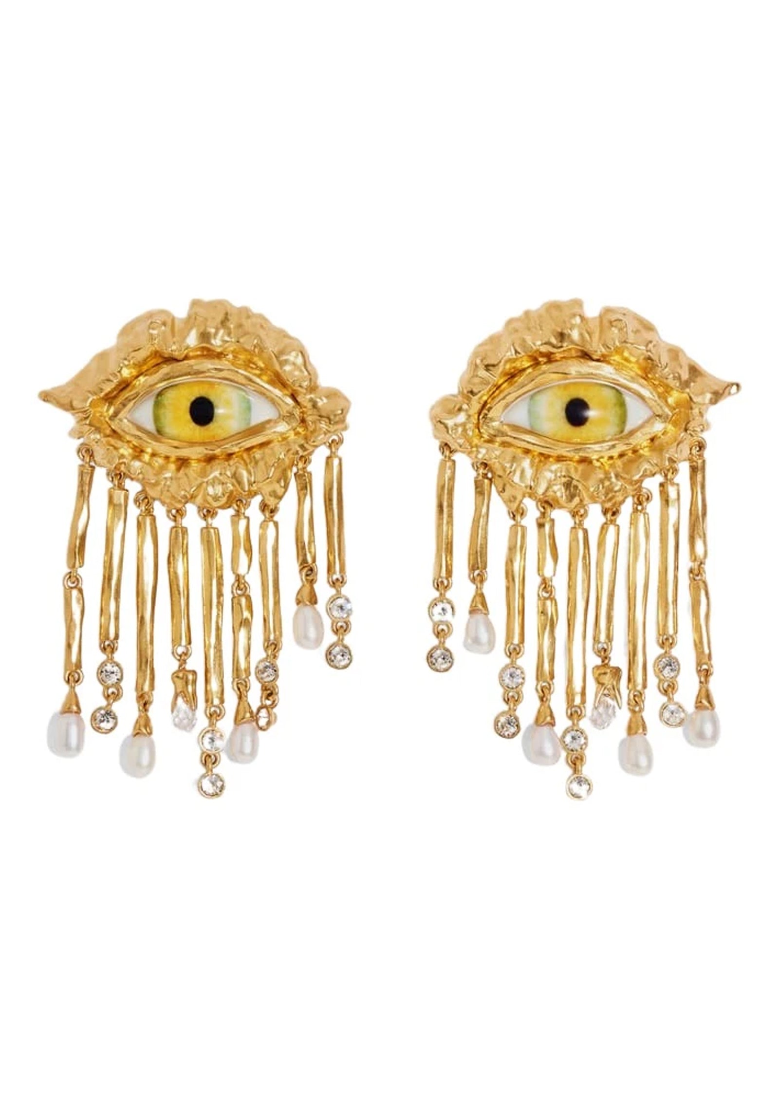 Surrealist Eye Chandelier Earrings