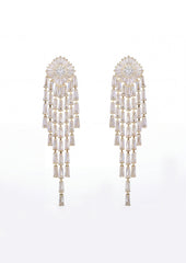 Crystal Tassel Earrings
