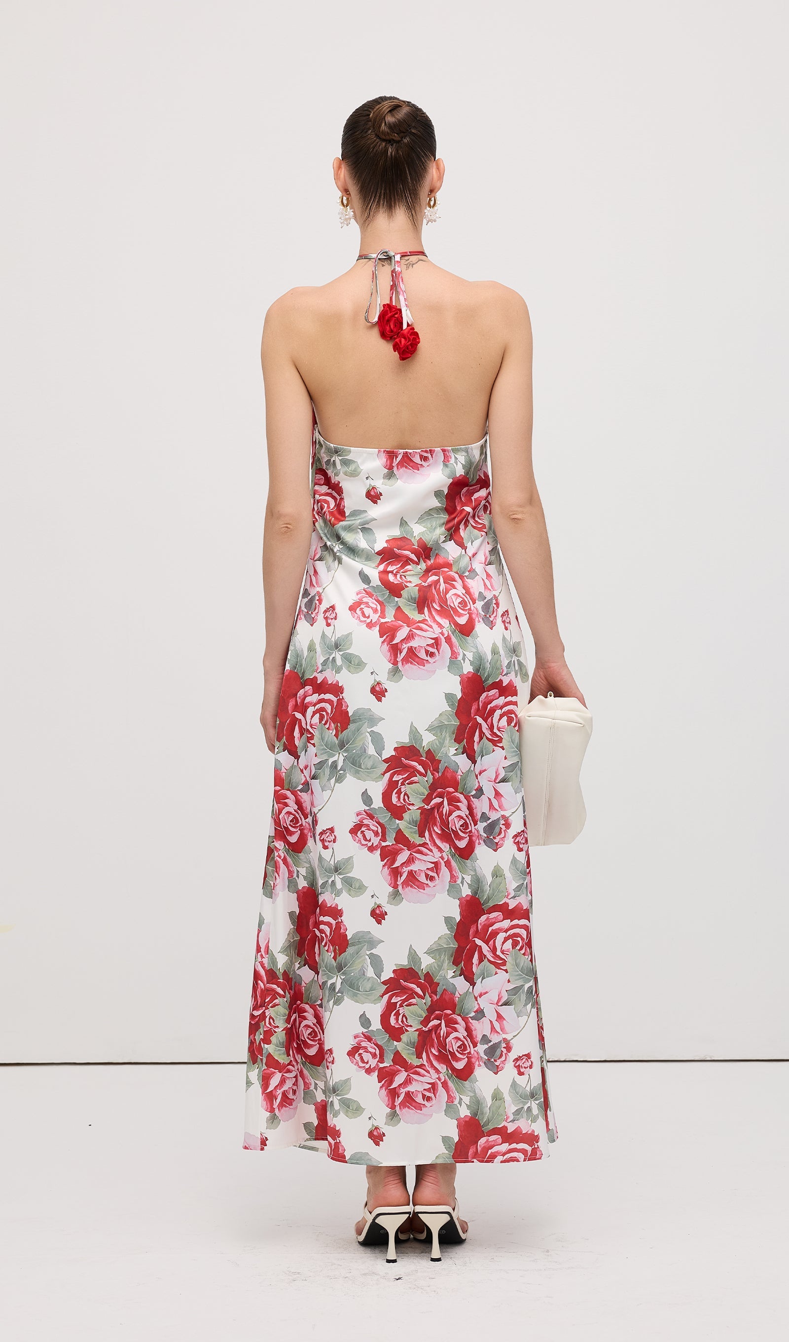Cowl Neck Maxi Dress Floral