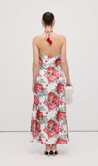Cowl Neck Maxi Dress Floral