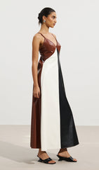 Sleeveless Leather Midi Dress