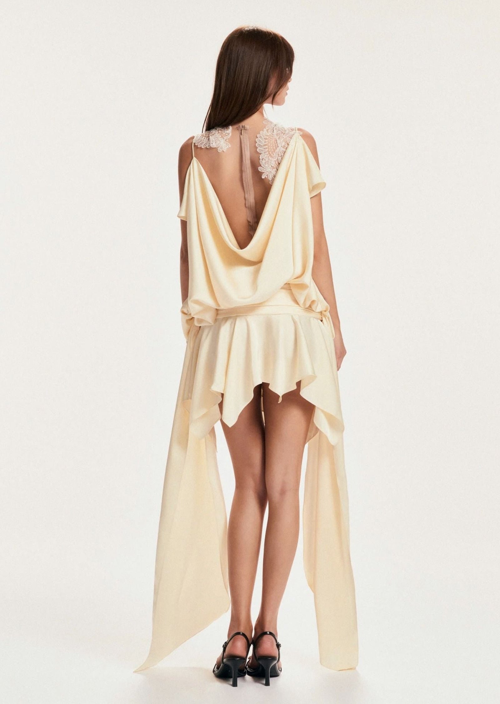 Malus Asymmetrical Mini Dress