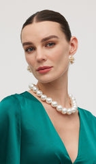 Elegant Simple Pearl Necklace