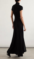 Ruched Jersey Maxi Dress