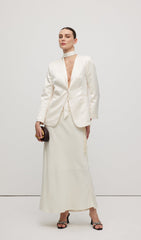 Braided Belted Maxi Skirt