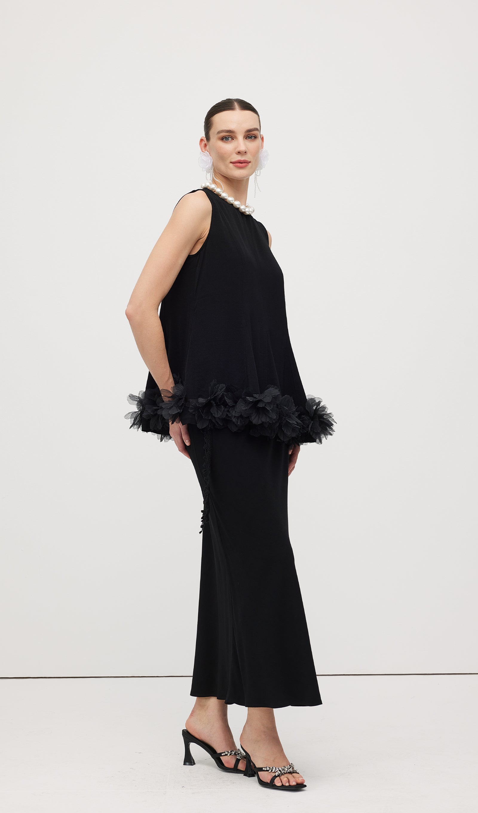 Braided Belted Maxi Skirt