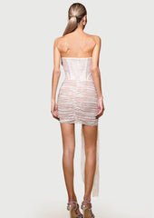 Slimming Corset Lace Mini Dress