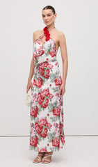 Cowl Neck Maxi Dress Floral