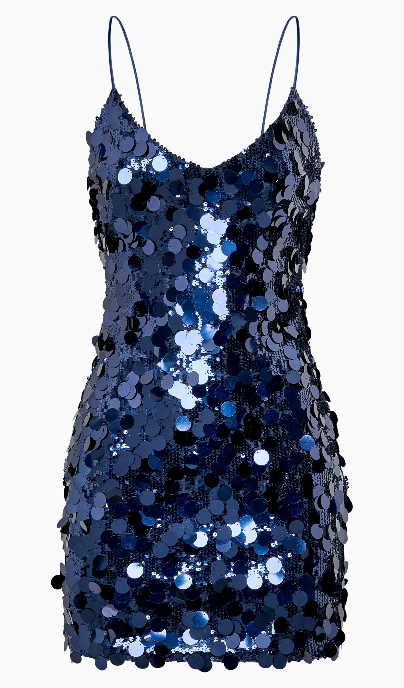 Sequin Mini Dress - Navy