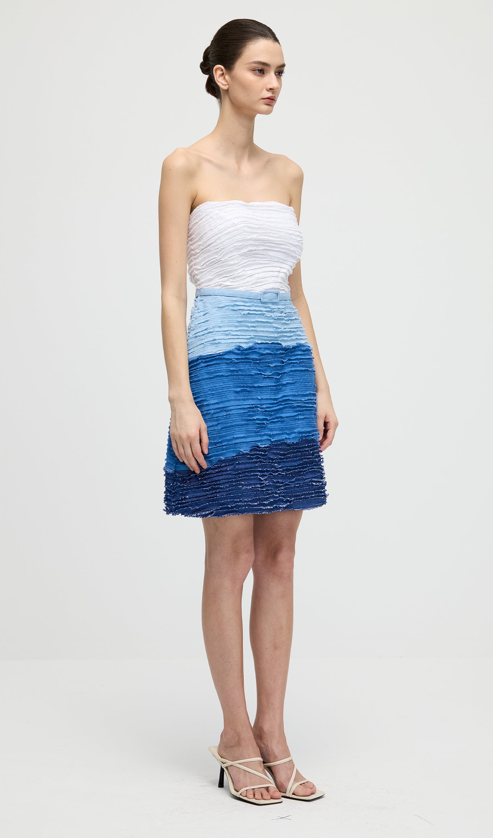 Sakura Denim Mini Dress