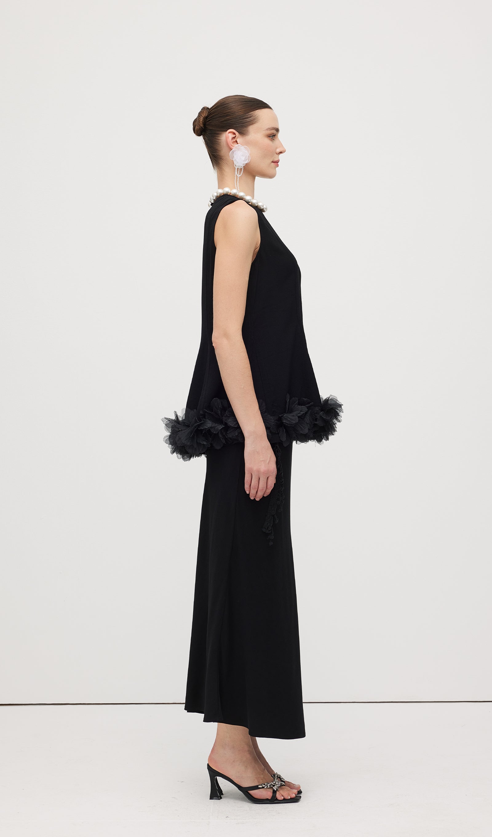 Braided Belted Maxi Skirt