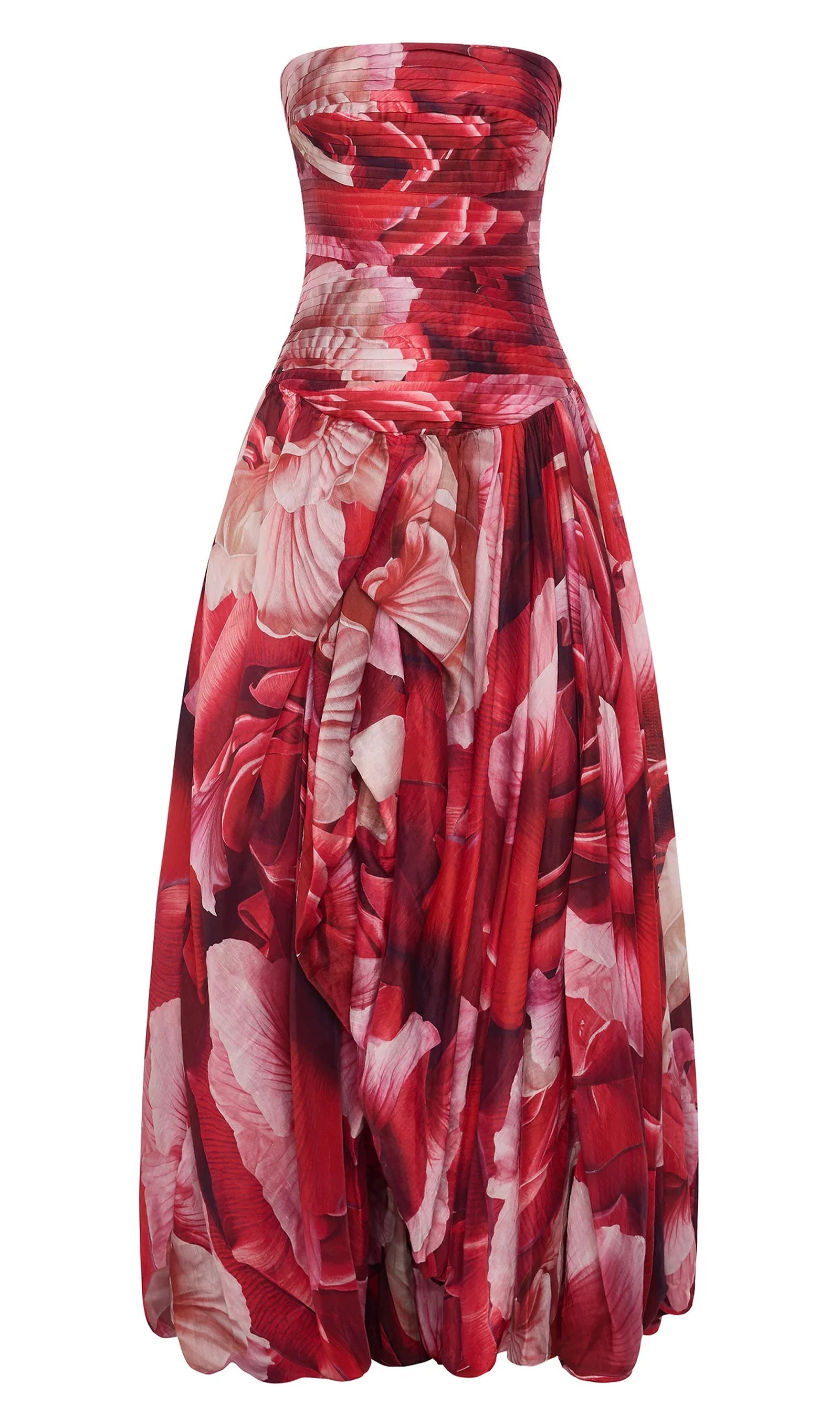 Off Shoulder Ruched Draped Split Maxi Dress