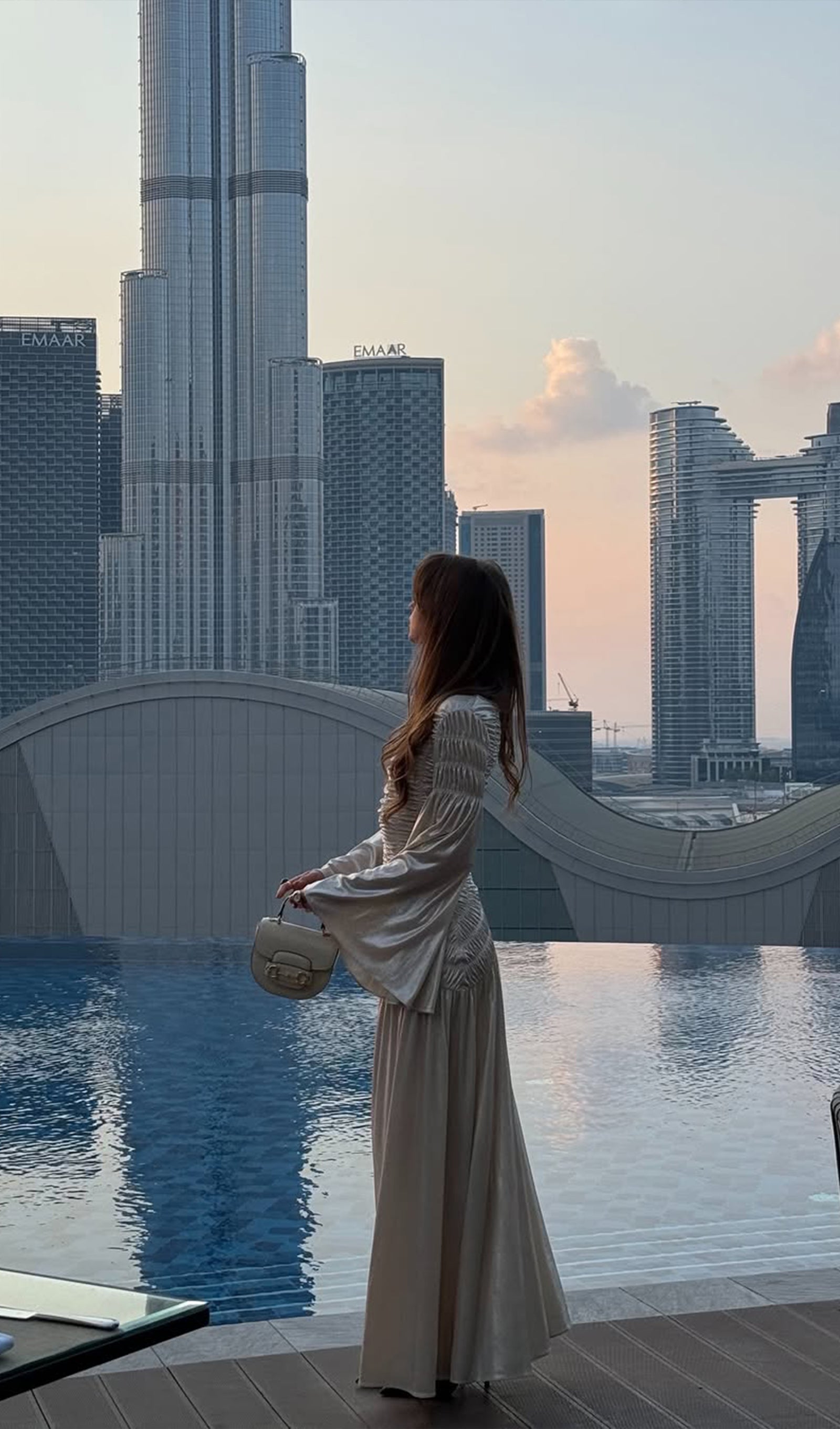 Metallic Elasticated Gathers Maxi Dress