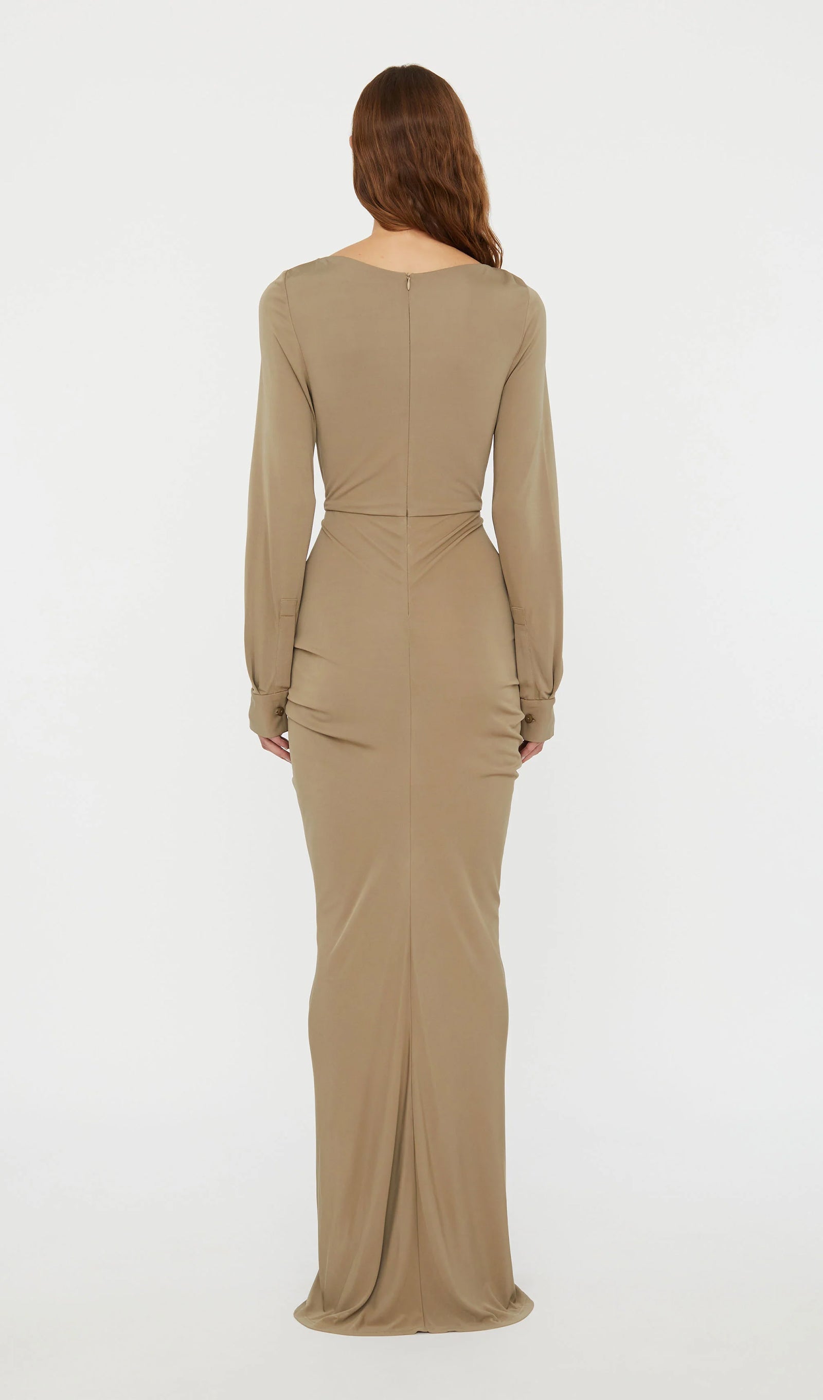 Drape Disconnect Maxi Dress