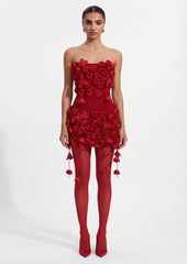 Red Rose Mini Dress