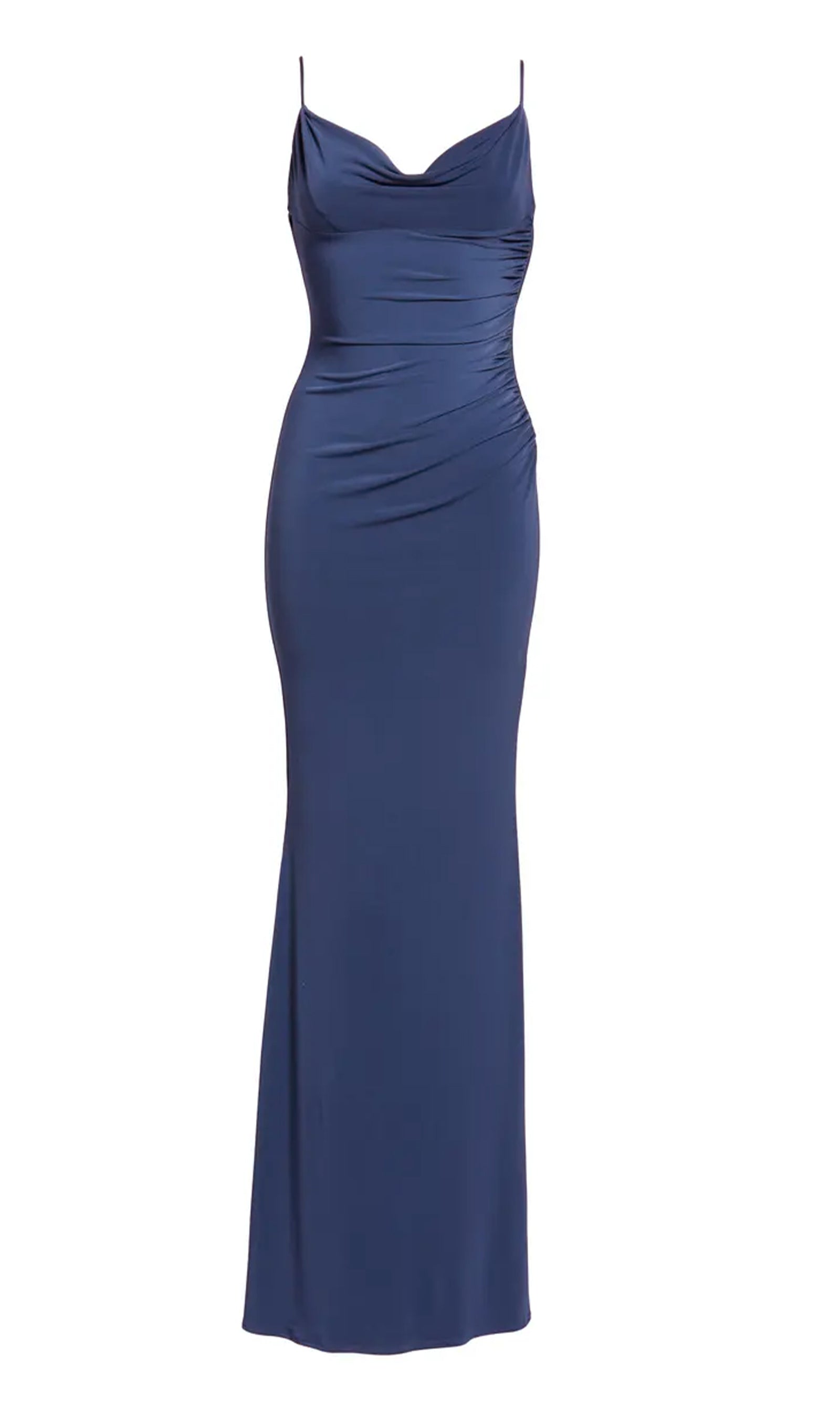 Sexy Cowl Back Maxi Dress