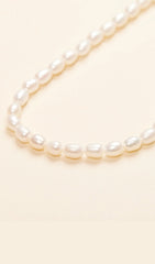 Toggle Pearl Chain Necklace