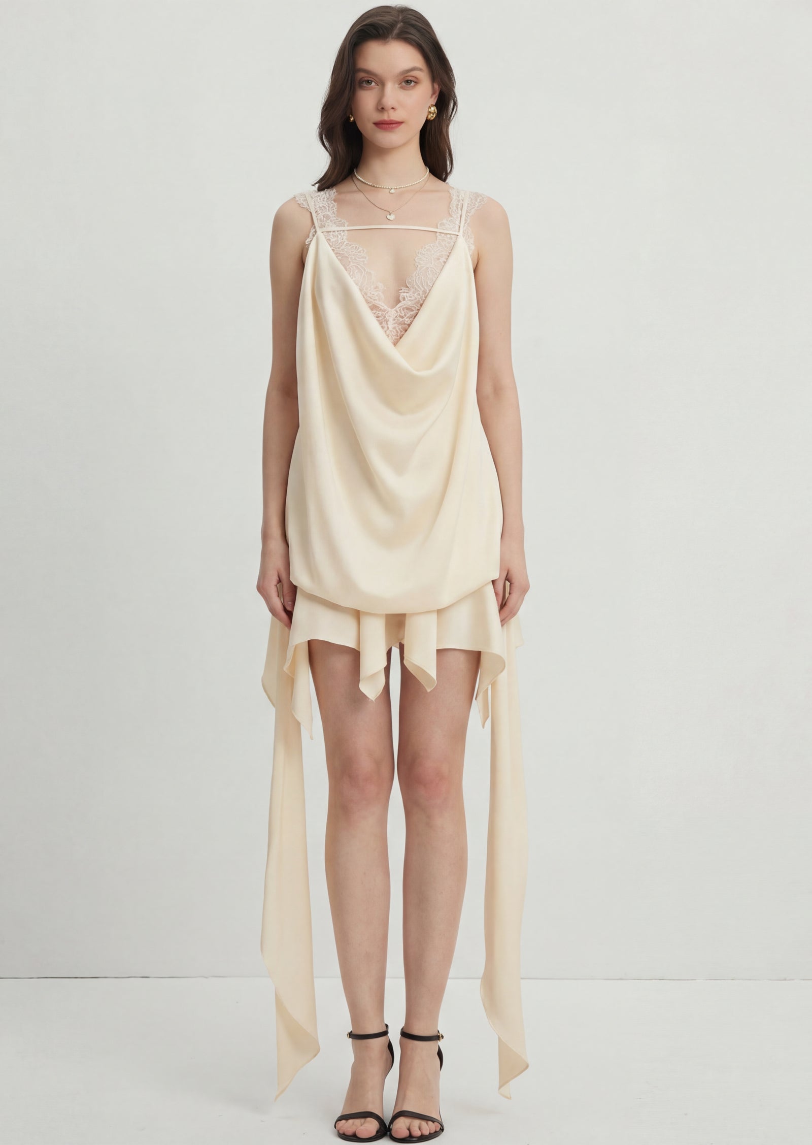 Malus Asymmetrical Mini Dress