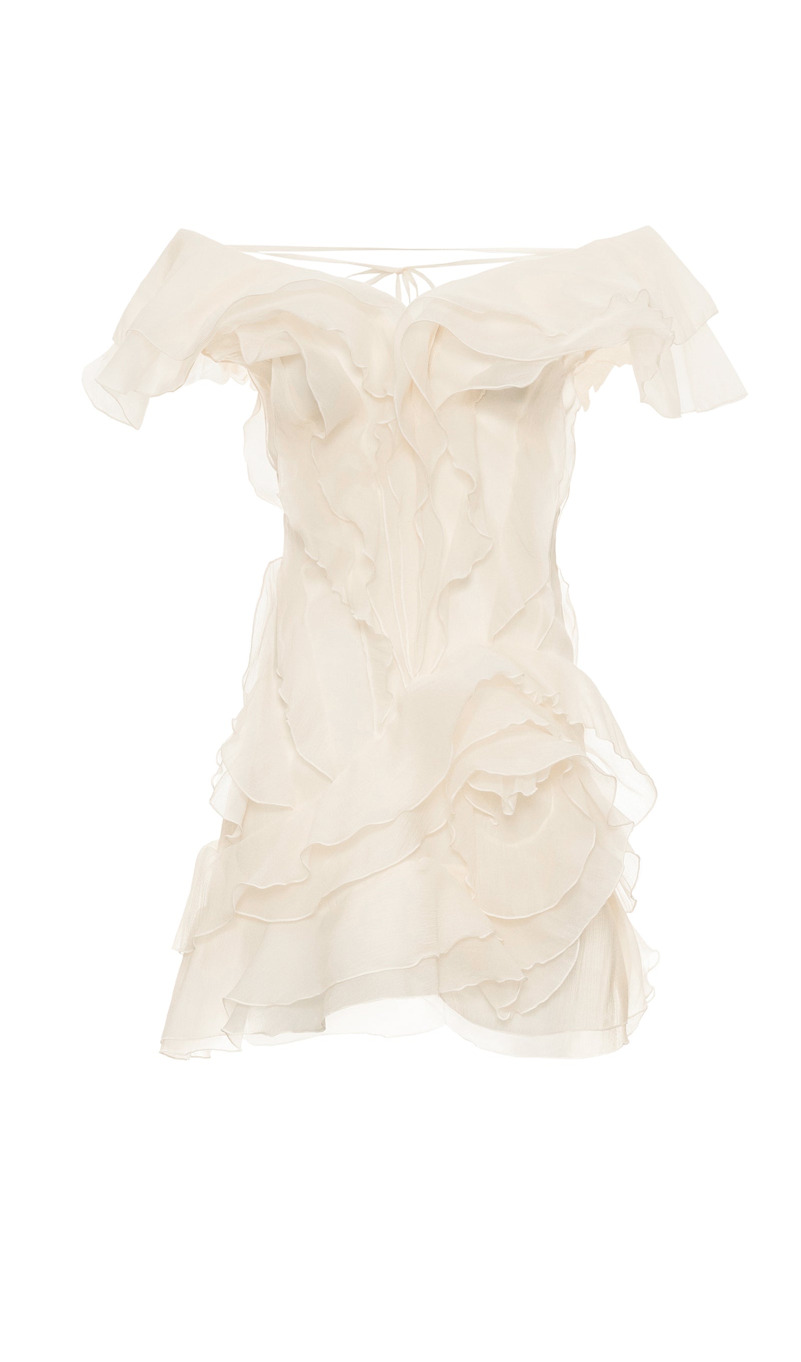 Layered Ruffled Mini Dress