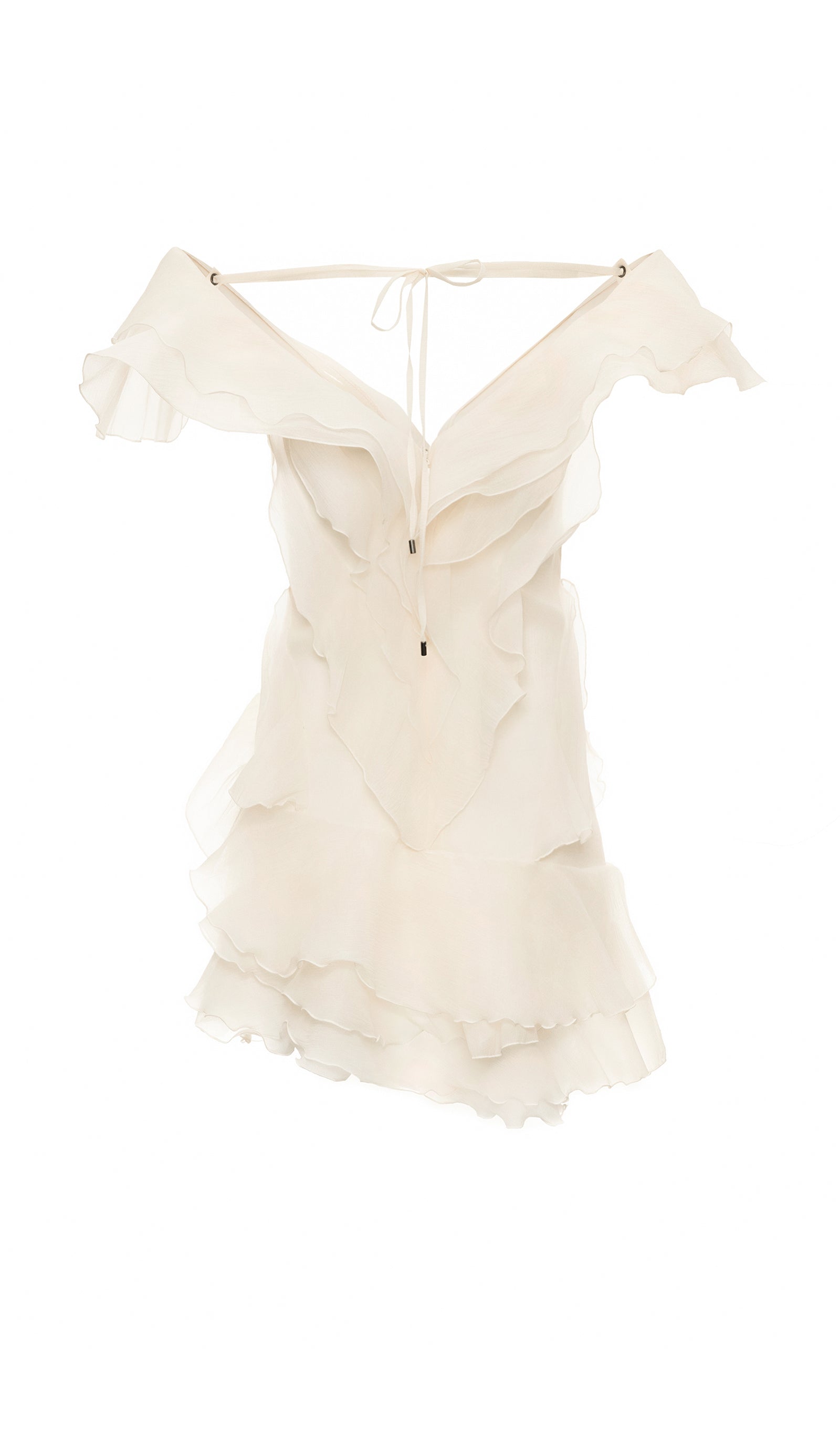 Layered Ruffled Mini Dress