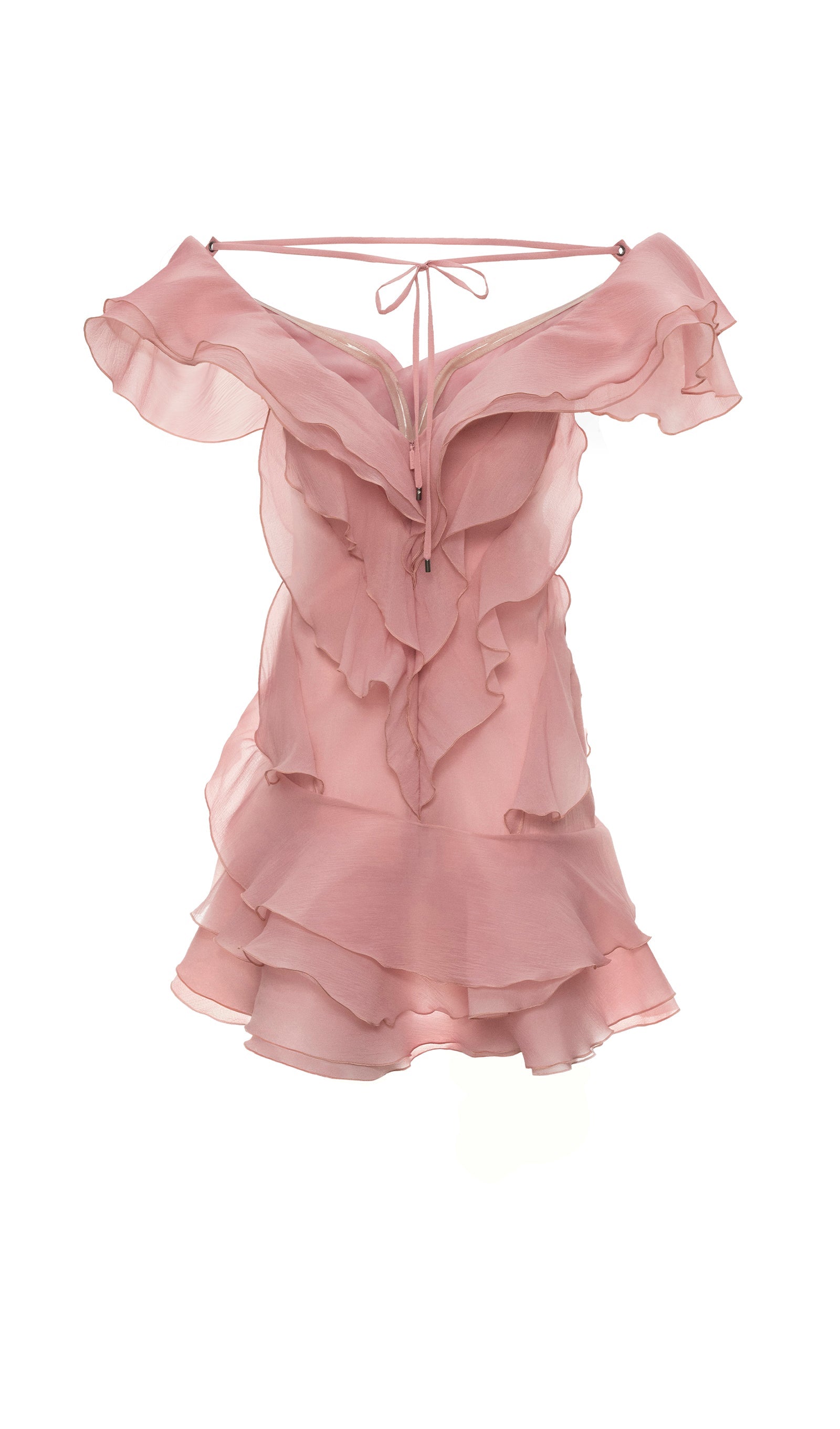 Layered Ruffled Mini Dress
