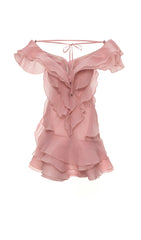 Layered Ruffled Mini Dress