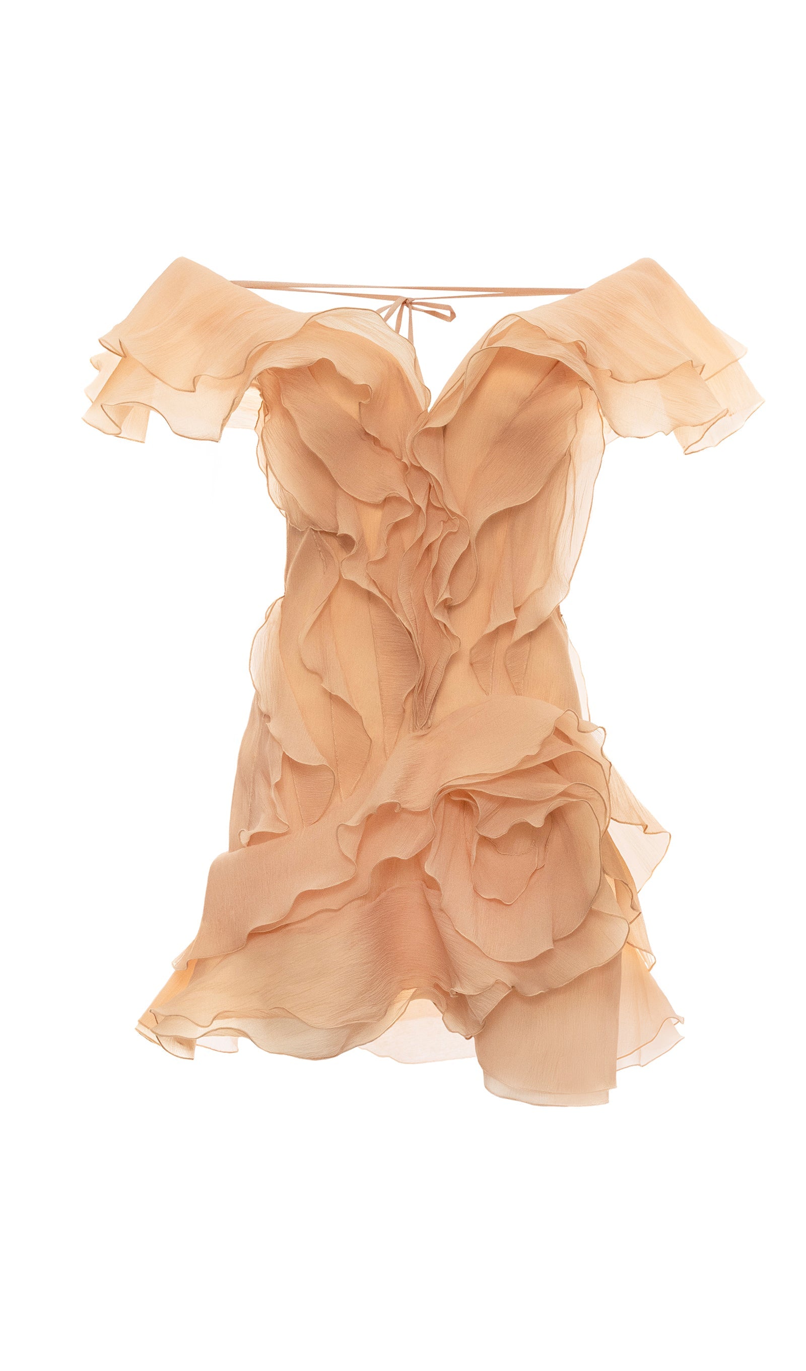 Layered Ruffled Mini Dress